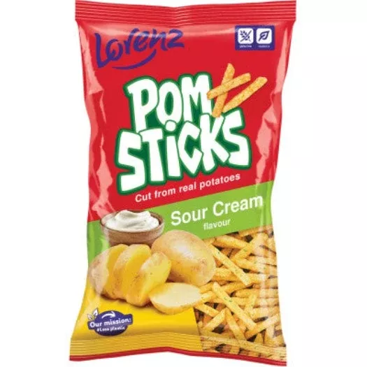 Pomsticks, Sour Cream (Lorenz) 85g (3 oz)