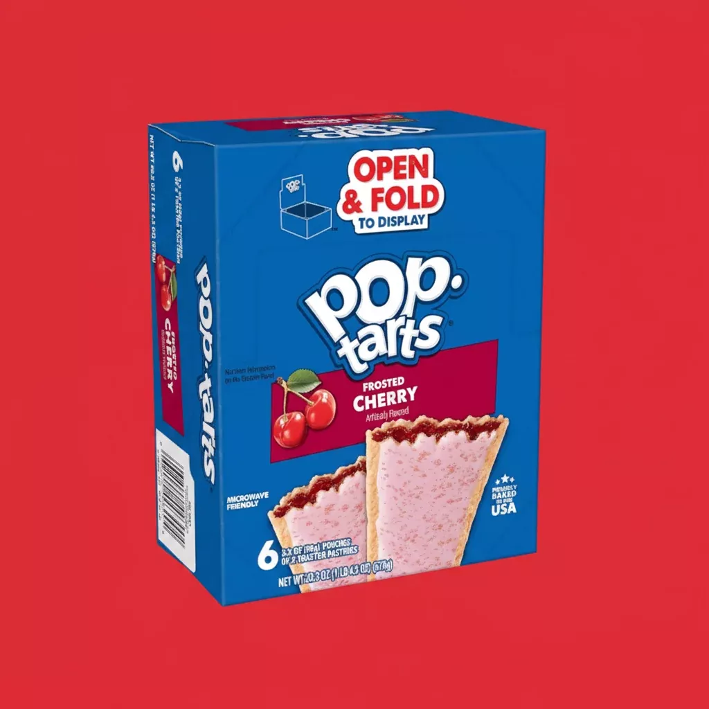 Pop-Tarts Frosted Cherry – Box of 6 Pouches