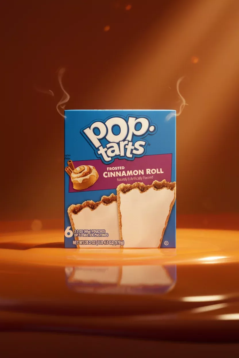 Pop-Tarts Frosted Cinnamon Roll – Box of 6 Pouches