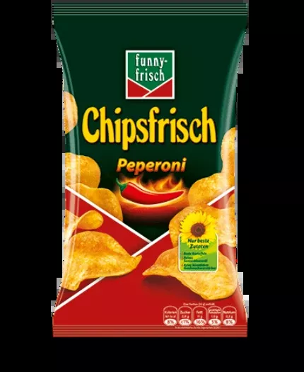 Potato Chips, Chipsfrisch - Peperoni, 150g