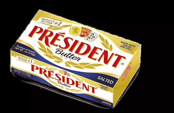 President Imported SALTED Butter, 7oz (199g)