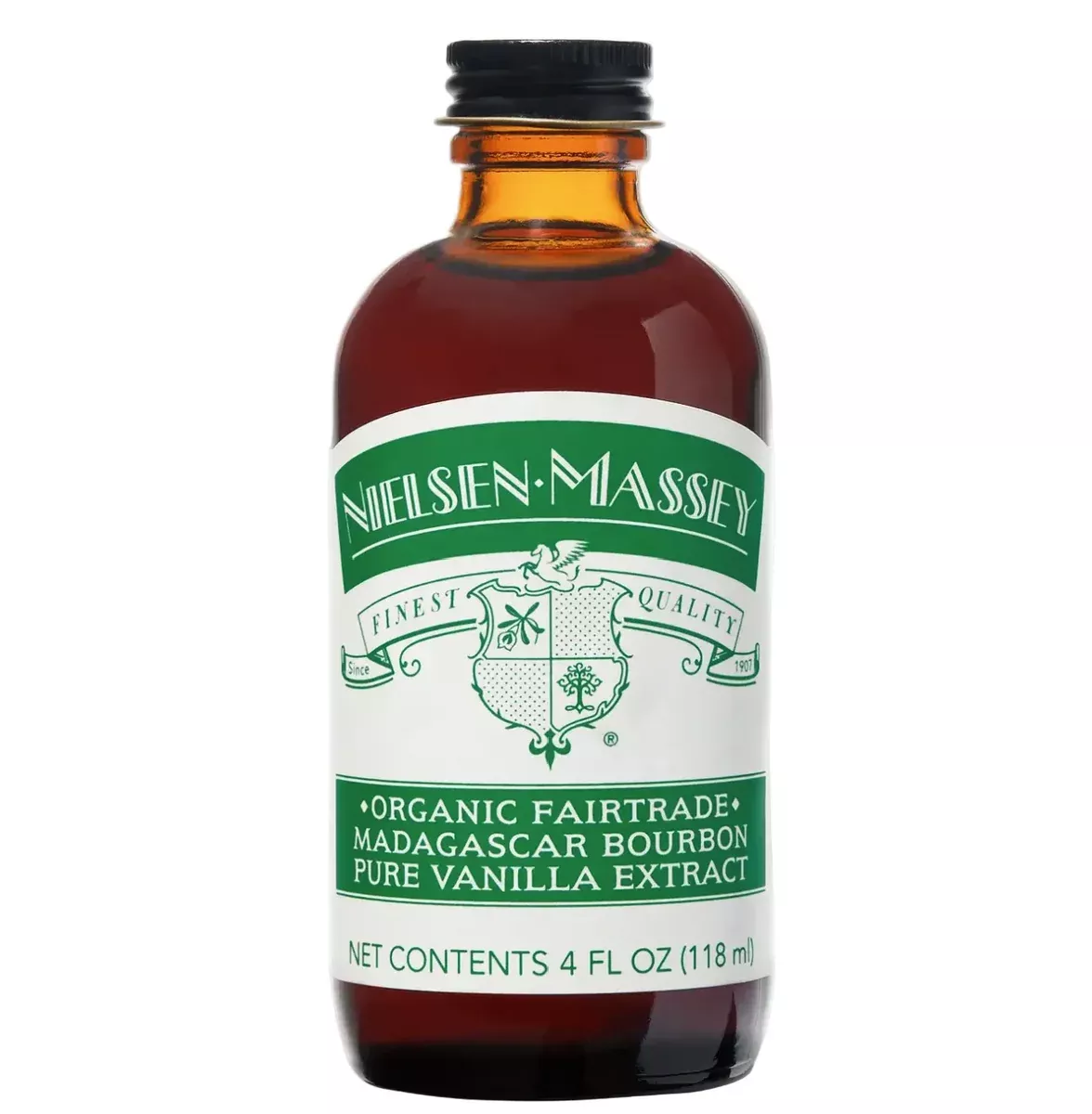 Pure Vanilla Madagascar Bourbon Extract, Organic (USA) - Small Bottle