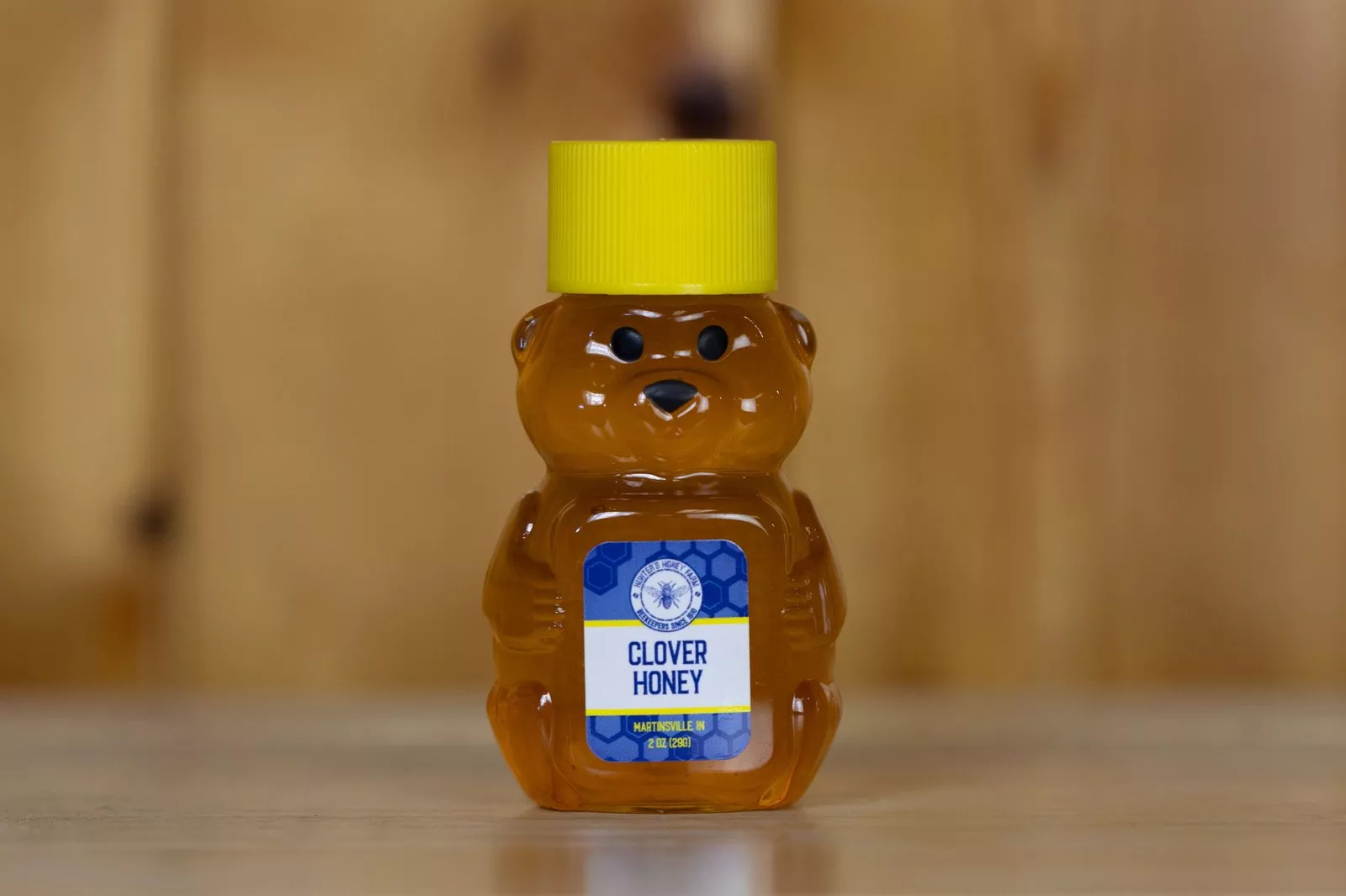 Raw Clover Honey 2 oz Bear