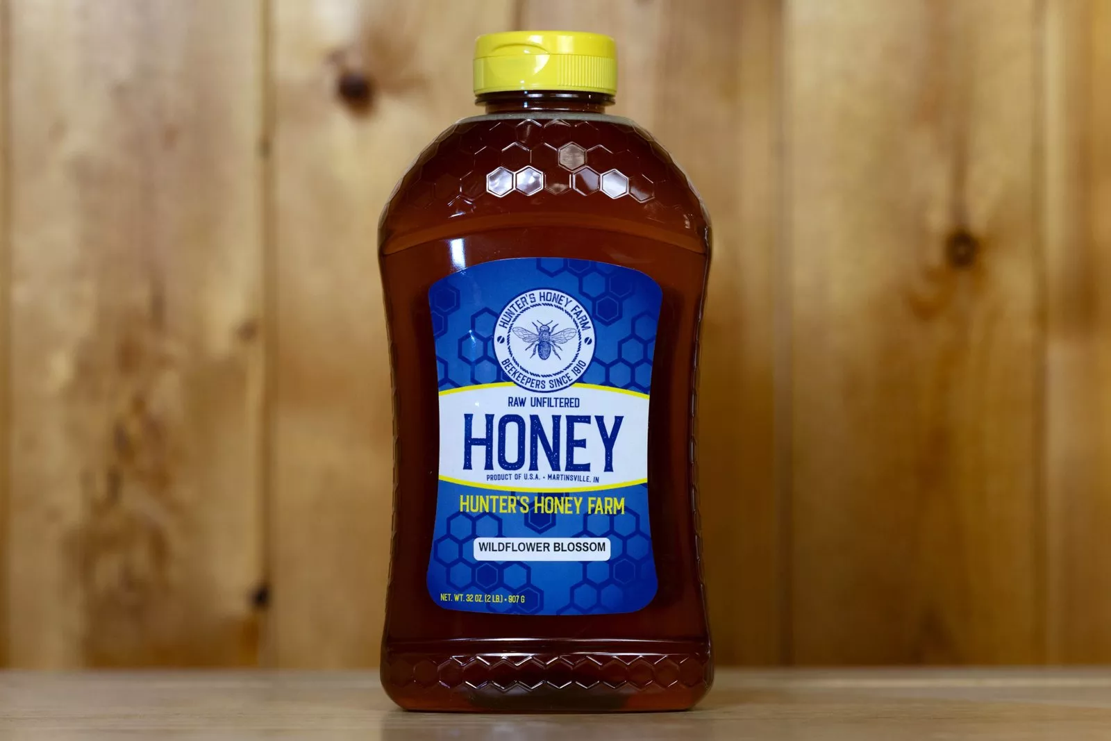 Raw Wildflower Honey 2 lb Bottle
