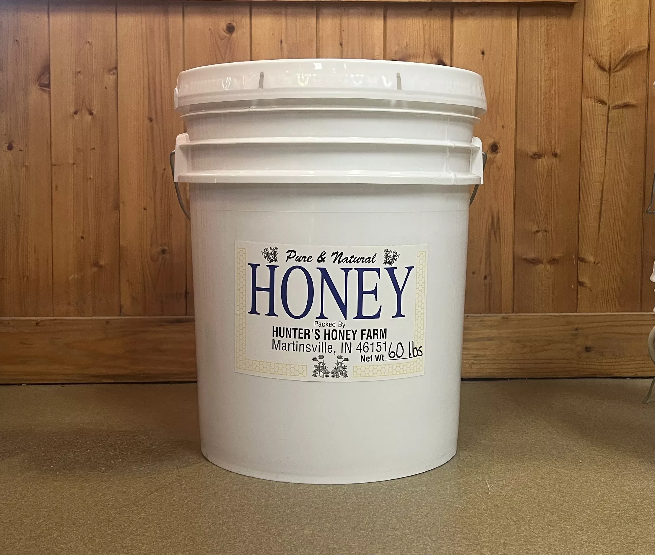 Raw Wildflower Honey 60 lb Bucket