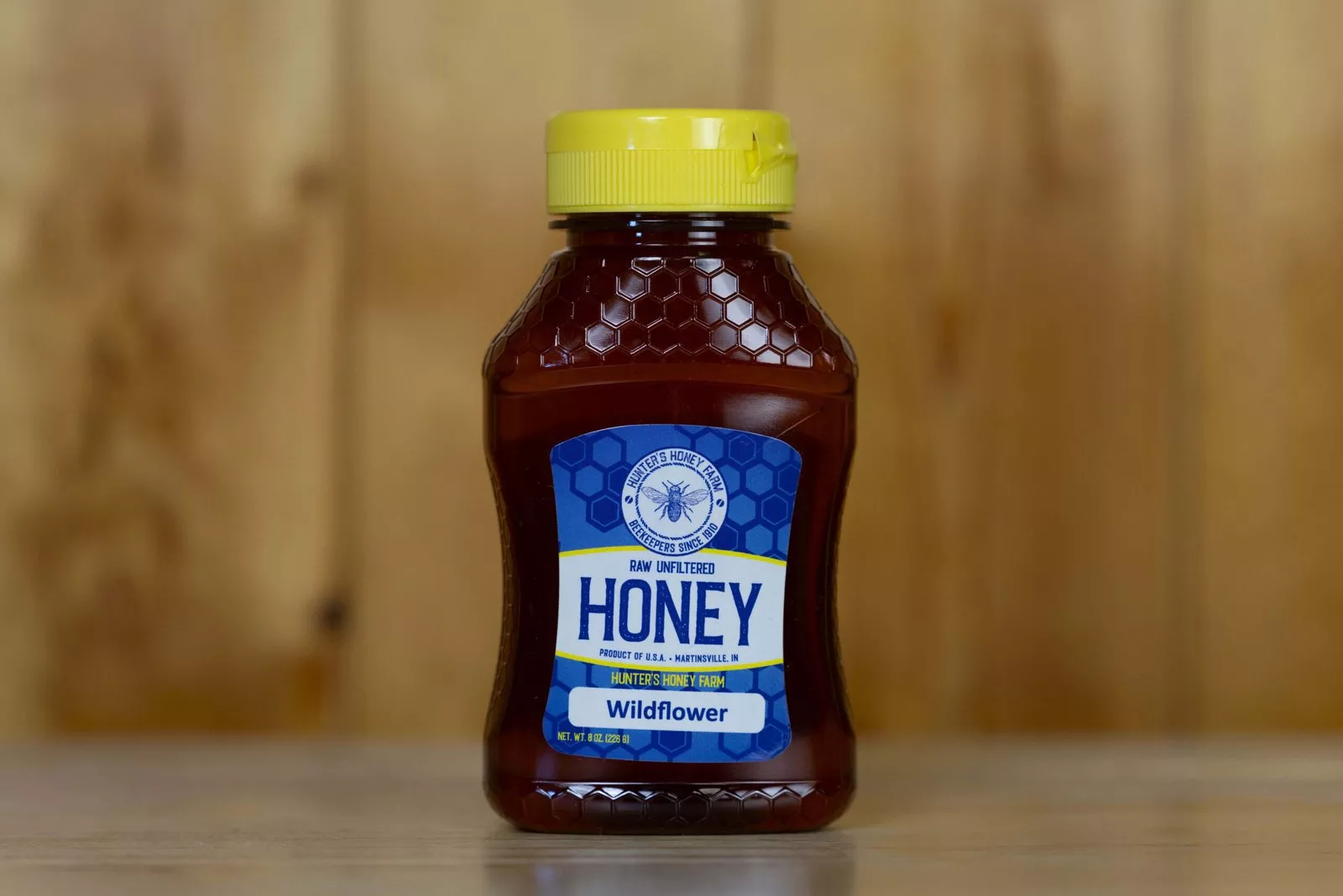 Raw Wildflower Honey 8 oz Bottle