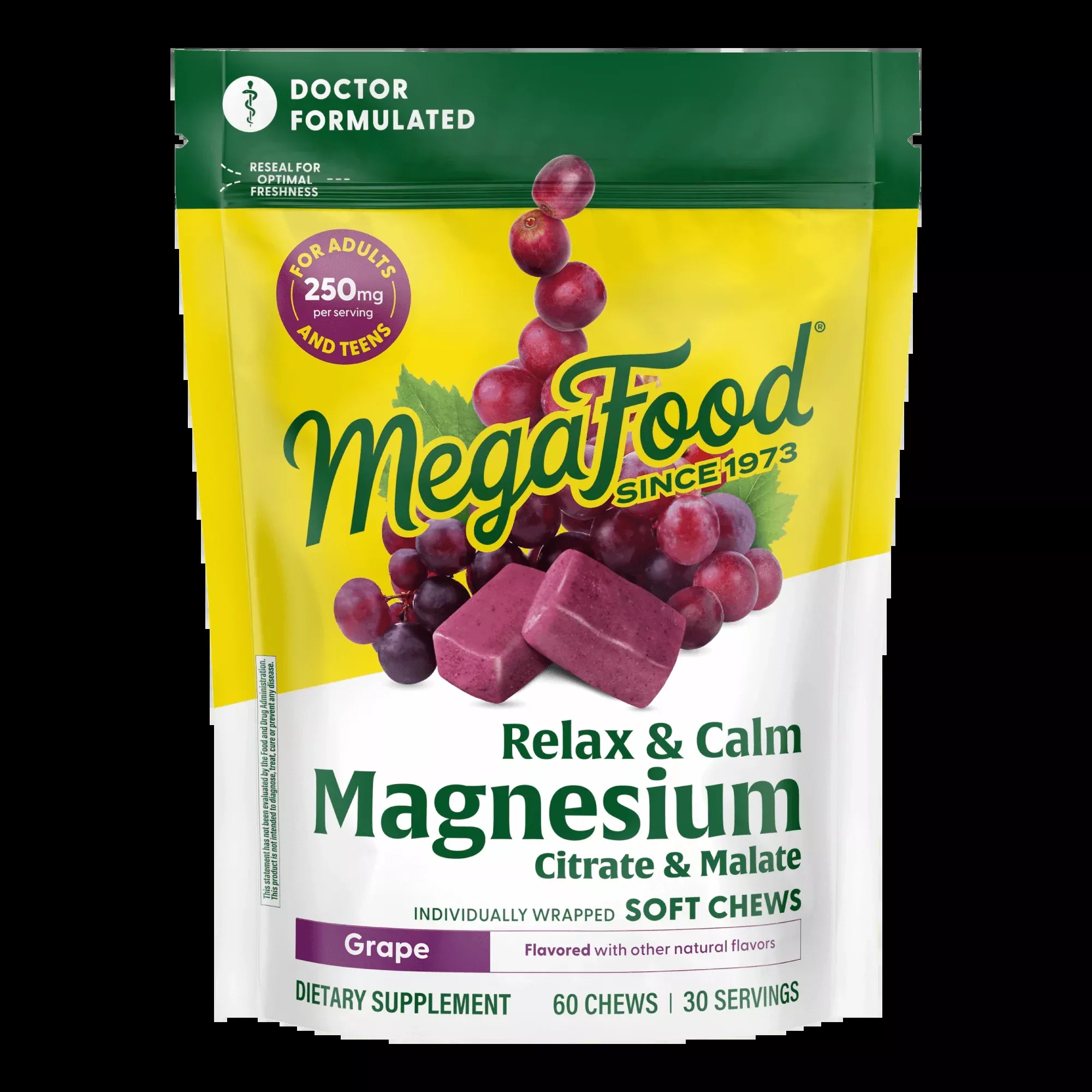 Relax + Calm† Magnesium Soft Chews - Grape
