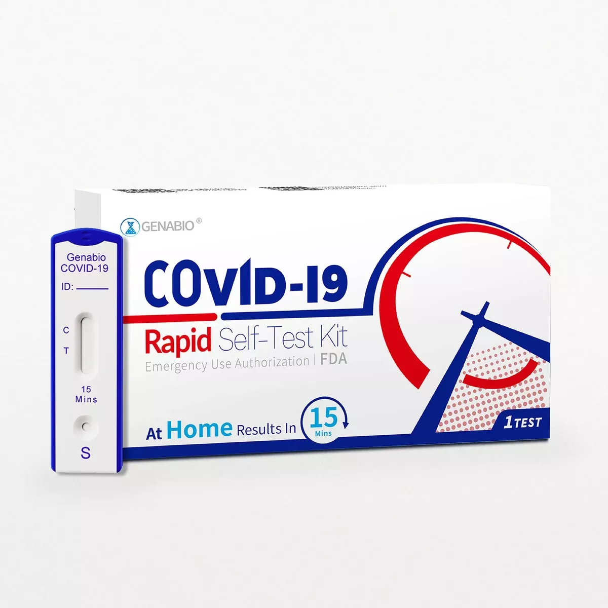 Respiratory Test Kit Genabio COVID-19 Rapid Self-Test