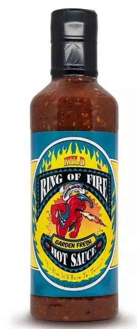 Ring of Fire "MILD" Garden Fresh Chile Sauce Hot Sauce