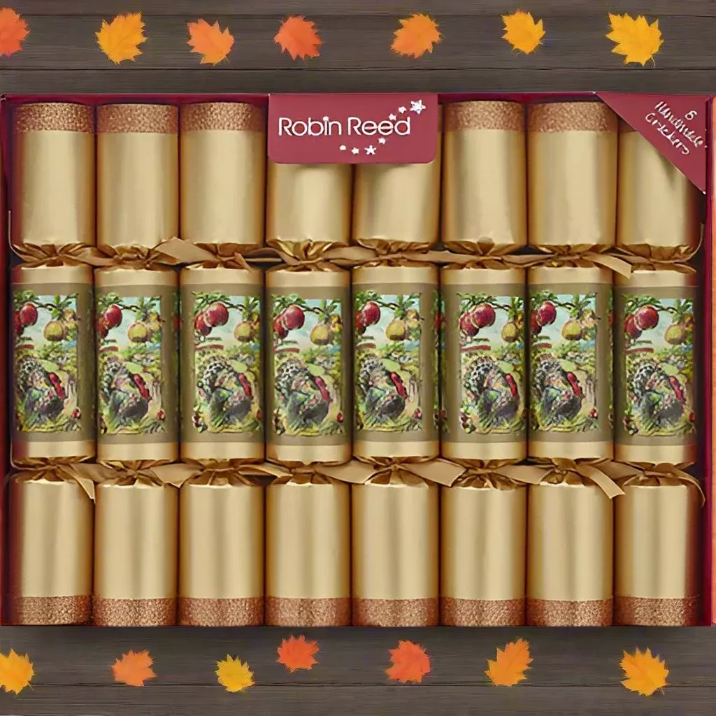 Robin Reed Party Crackers - Thanksgiving