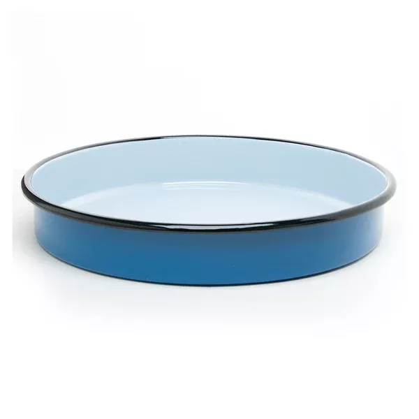 Round Enamel Pan - METALAC (28 cm), approx. 2 in. deep
