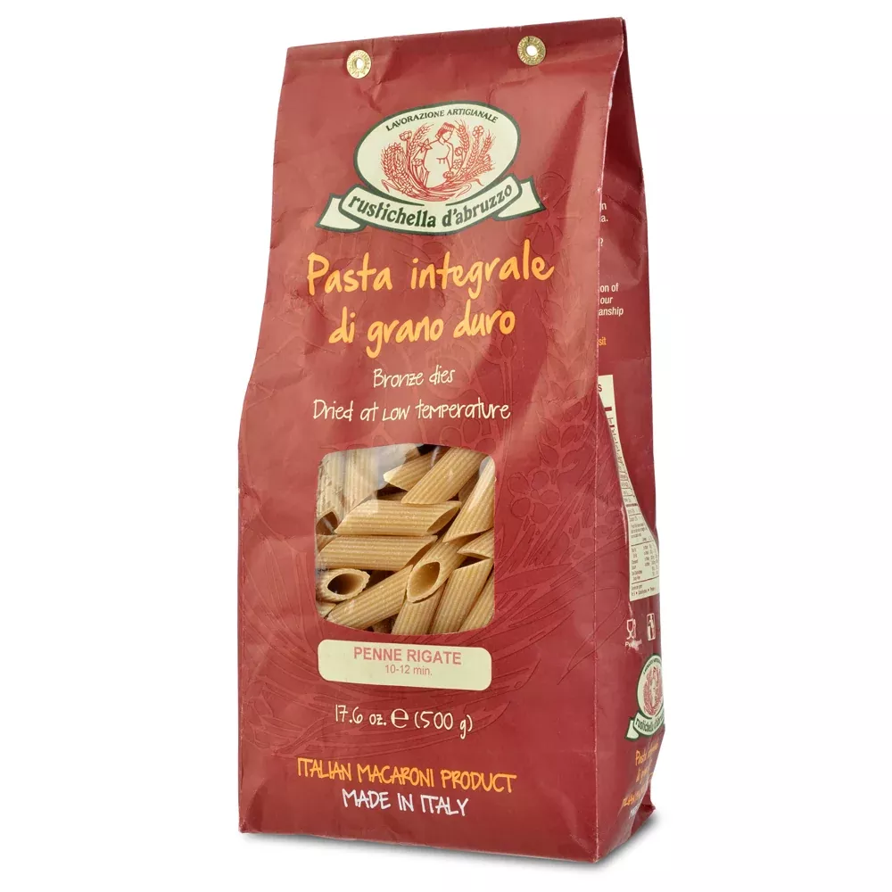 Rustichella d'Abruzzo Whole Wheat Penne Rigate
