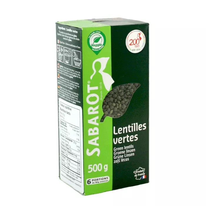 Sabarot Green Lentils du Puy