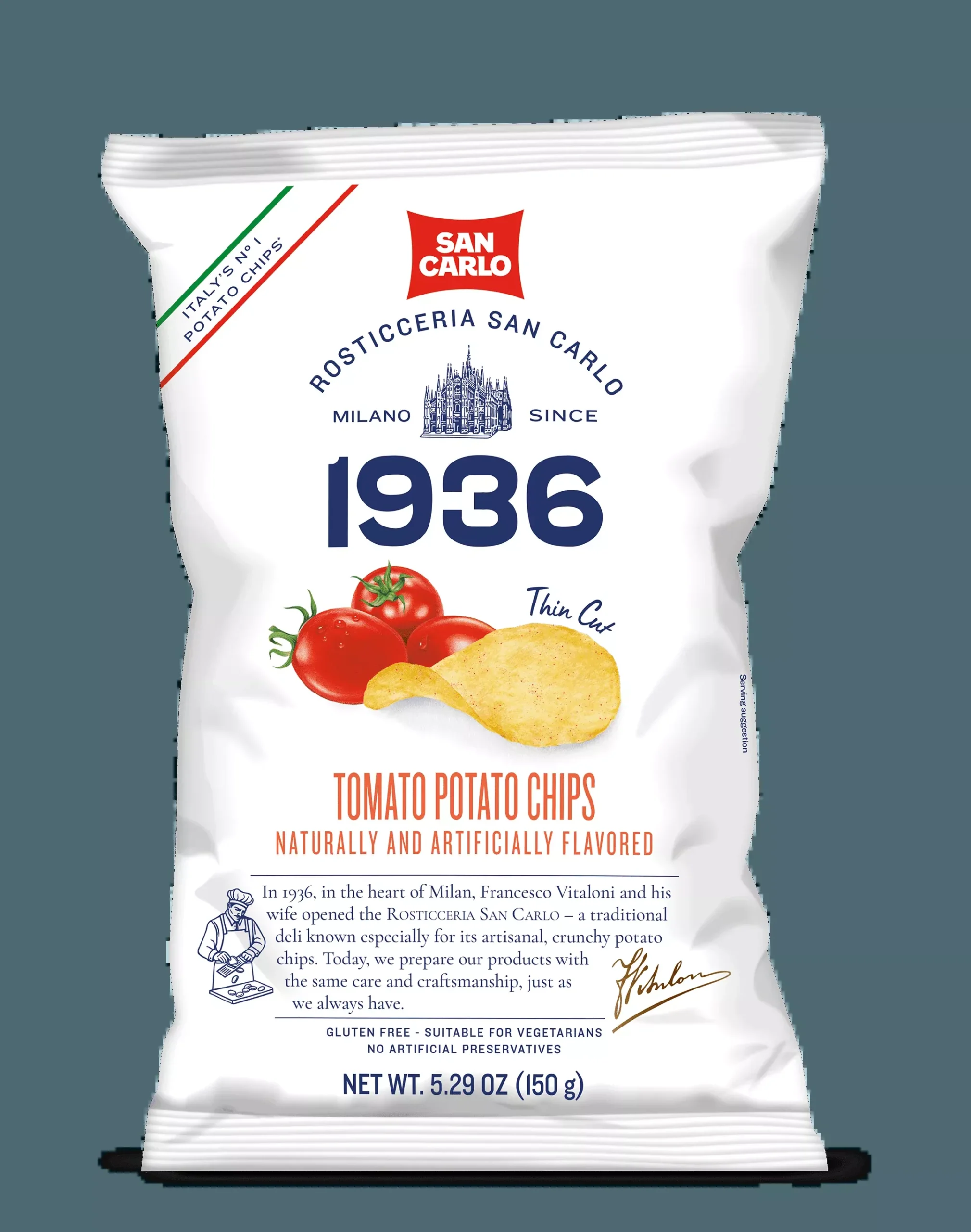 San Carlo Tomato Potato Chips, 5.29 oz