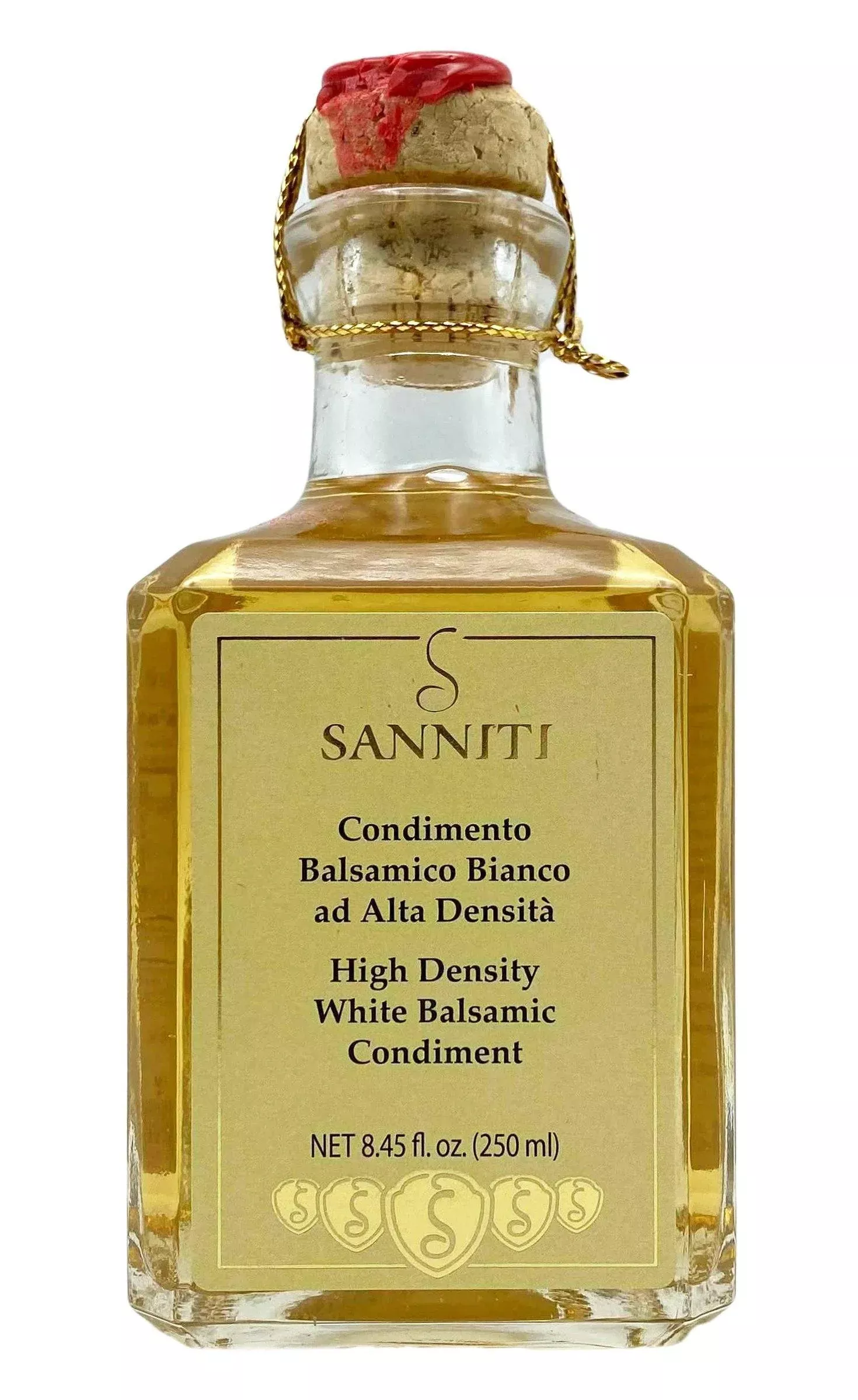 Sanniti Balsamic High Density White Vinegar, 8.45 oz (250 ml)