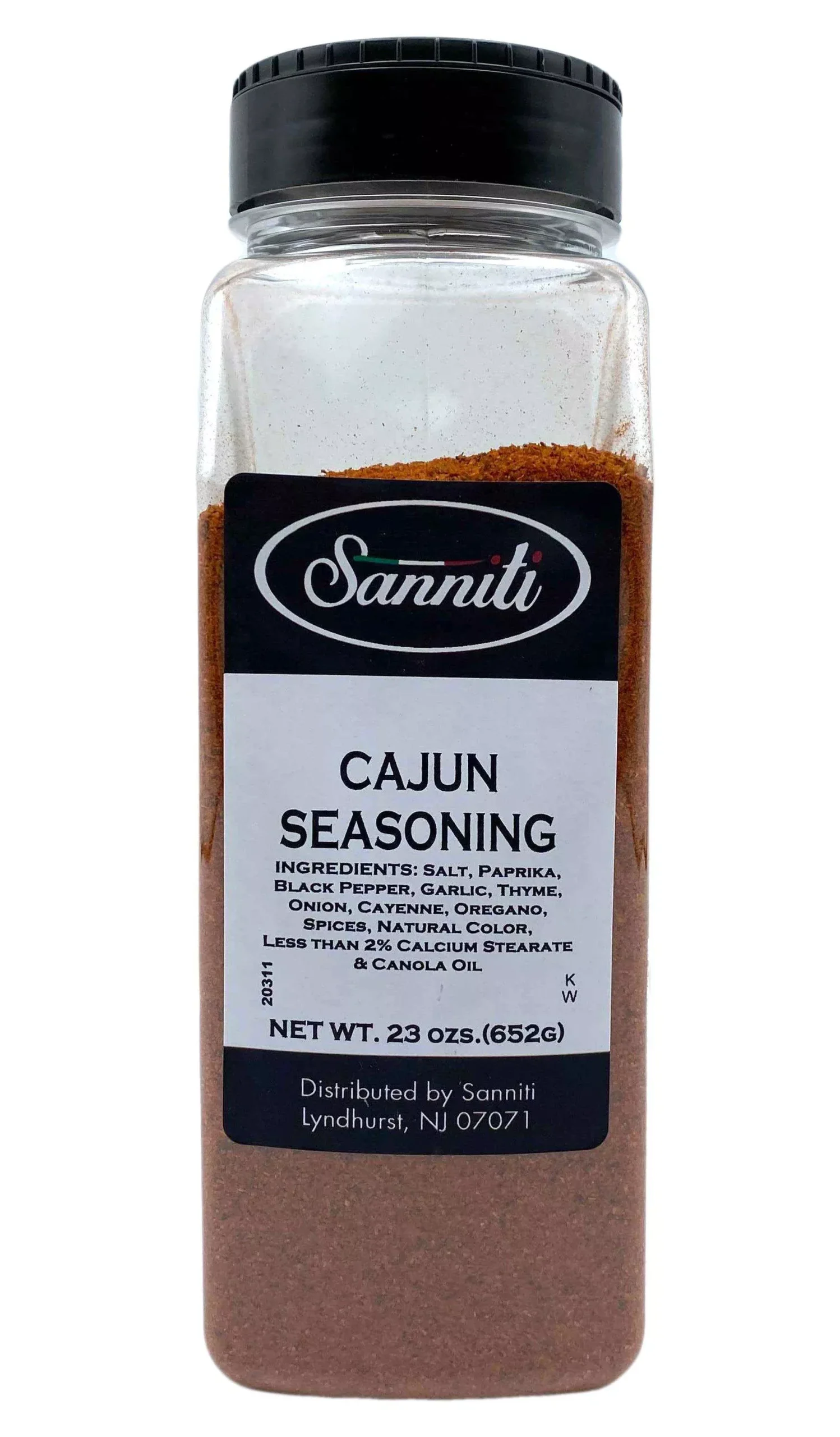 Sanniti Cajun Seasoning, 23 oz (652 g)