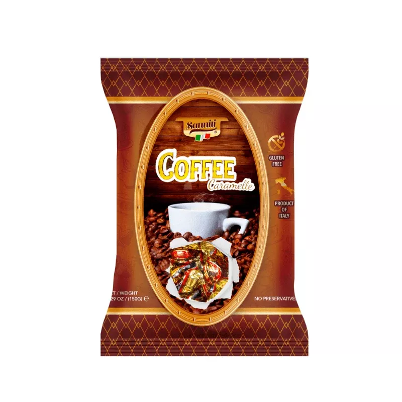 Sanniti Coffee Caramelle, 5.29 oz