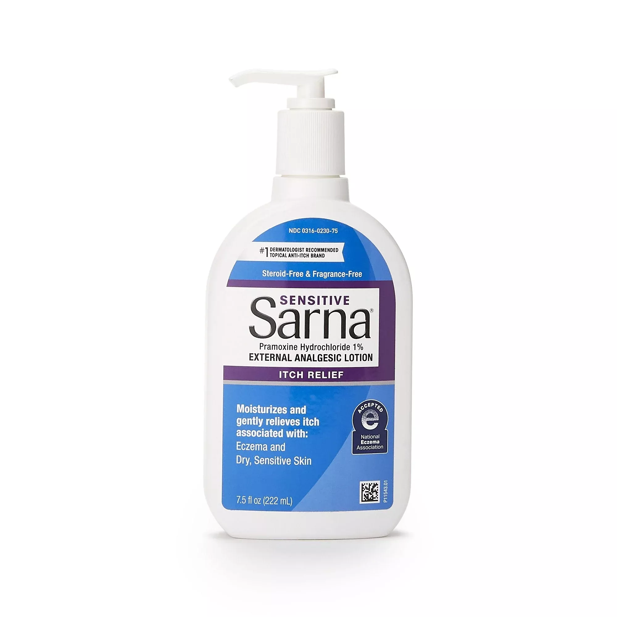 Sarna Sensitive Skin Itch Relief Lotion, 7.5 oz.