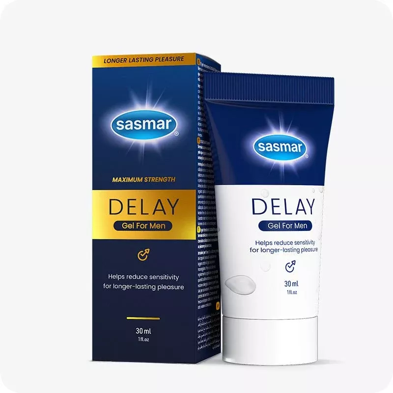 SASMAR Delay Gel - Delay Gel for Men - Prolong Intimacy