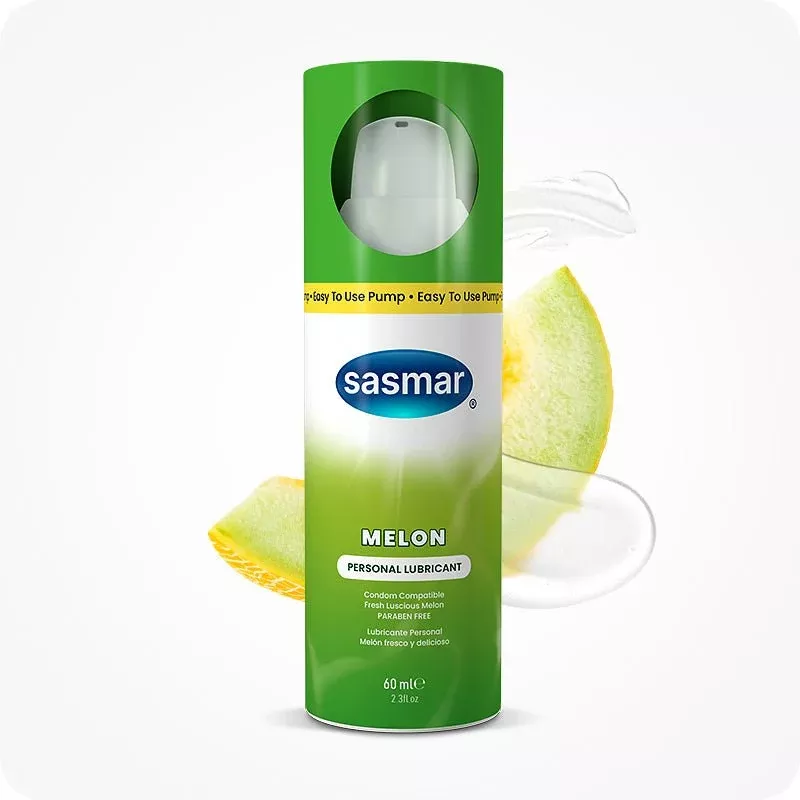 SASMAR Melon Flavor Personal Lubricant - Personal Lubricant - Water-Based Intimate Gel