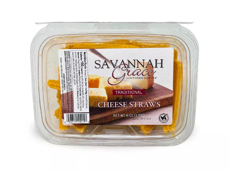 Savannah Grace Southern Snacks Traditional Cheese Straws 170g