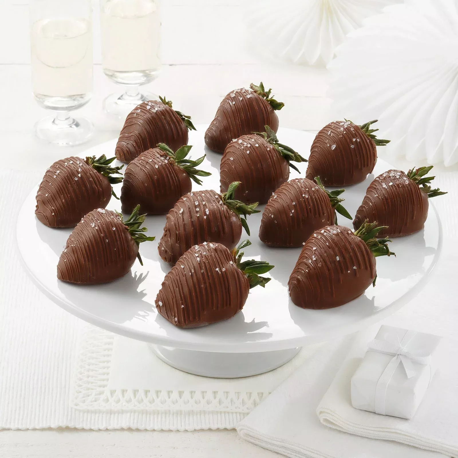 Sea Salt Caramel Belgian Chocolate Covered Strawberries
