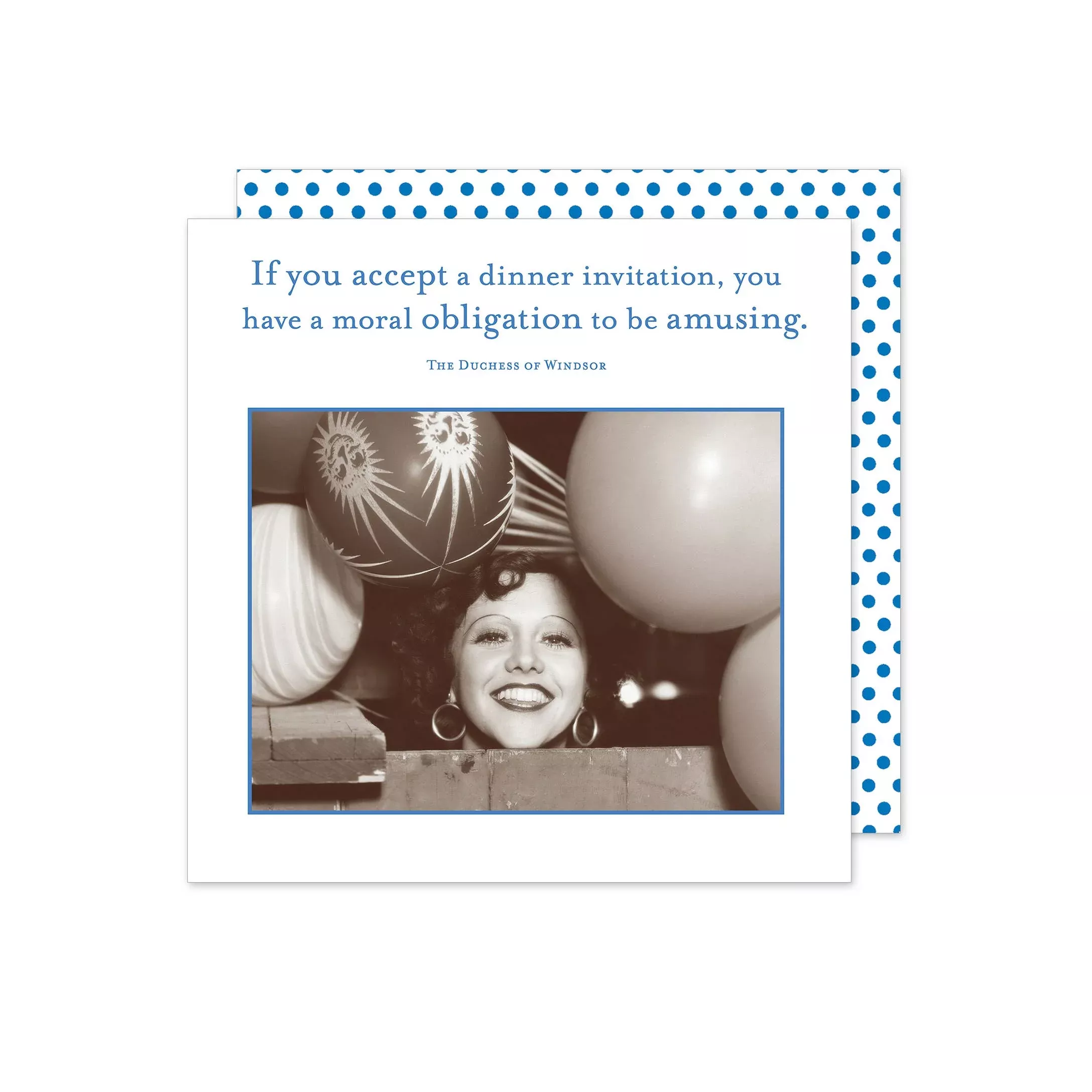 Shannon Martin Design - Moral Obligation Beverage Napkin