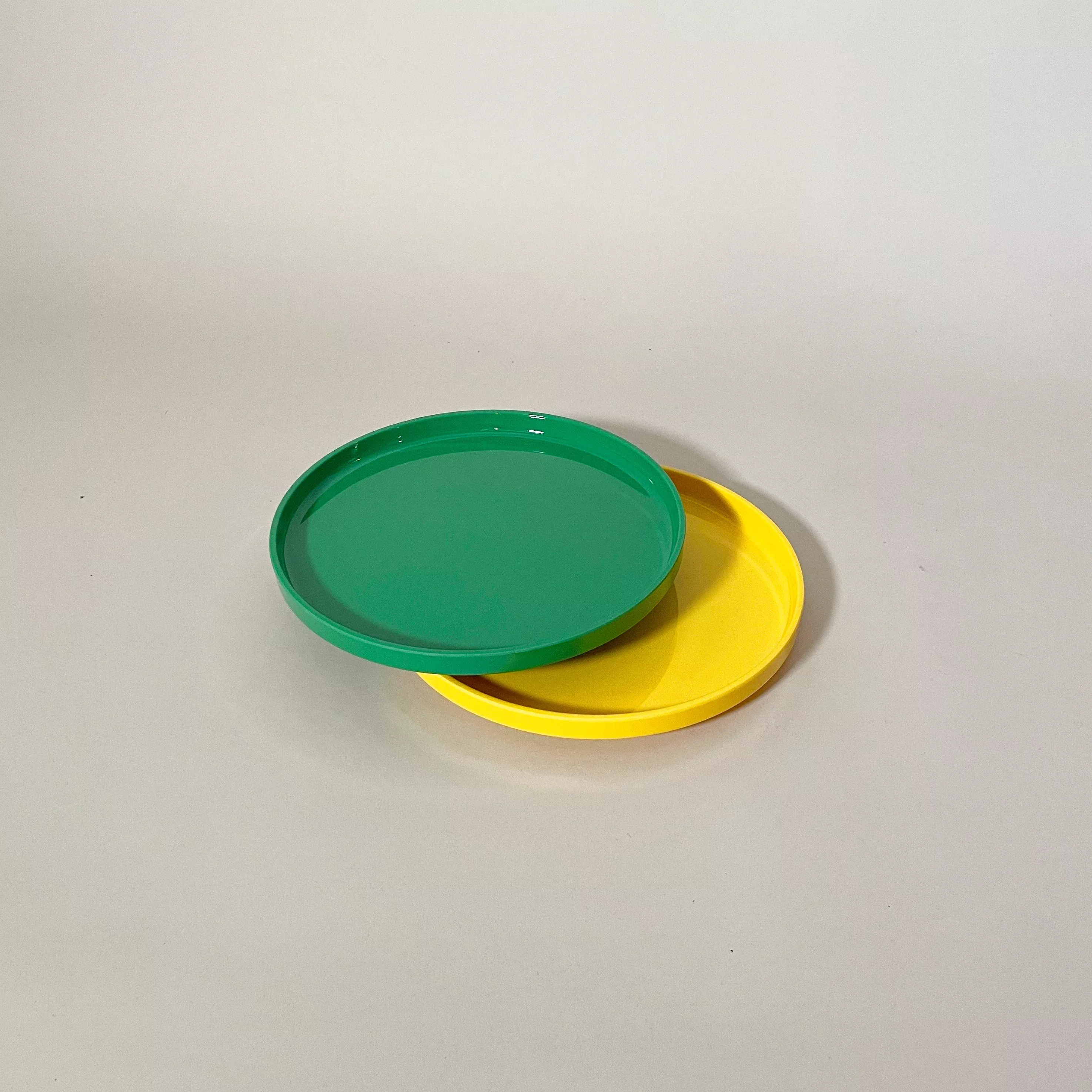 Small Stackable Melamine Plates