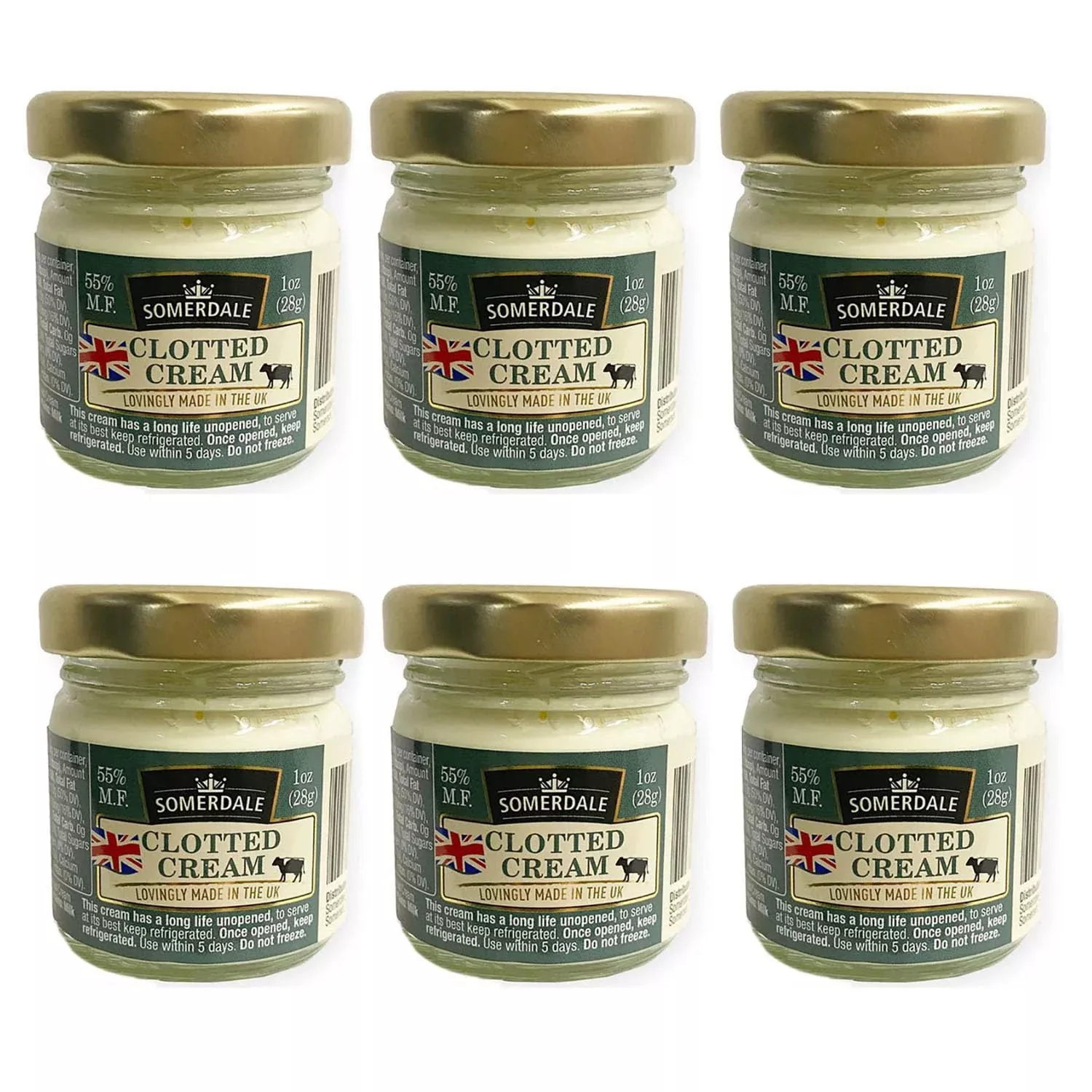 Somerdale Clotted Cream 1.00 oz (6-pack)
