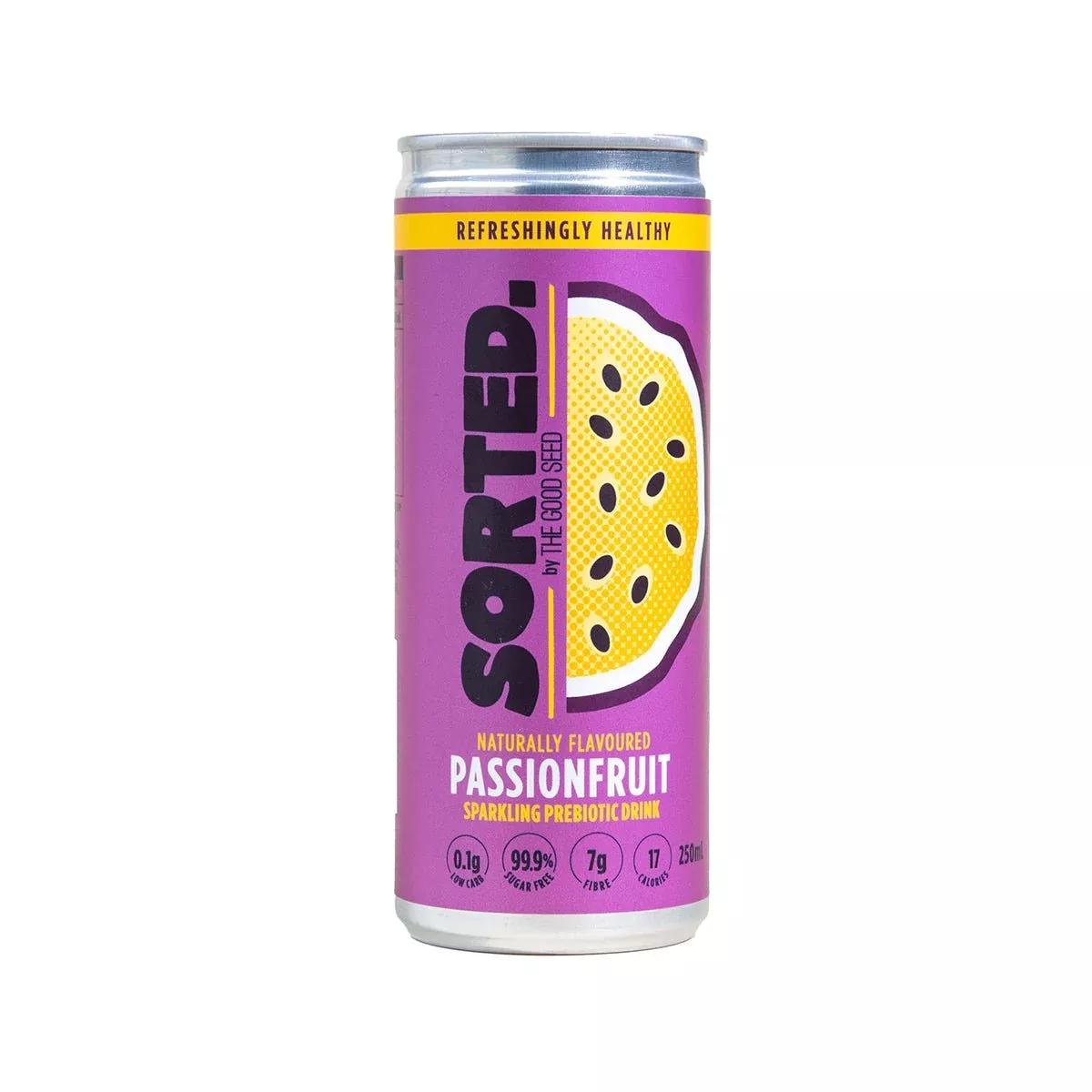 Sorted Prebiotic Sparkling - Passionfruit | 250mL