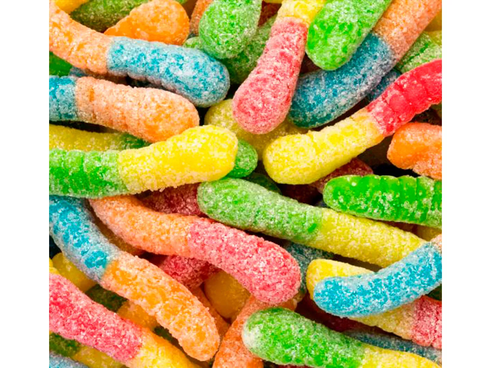 Sour Neon Gummy Worms