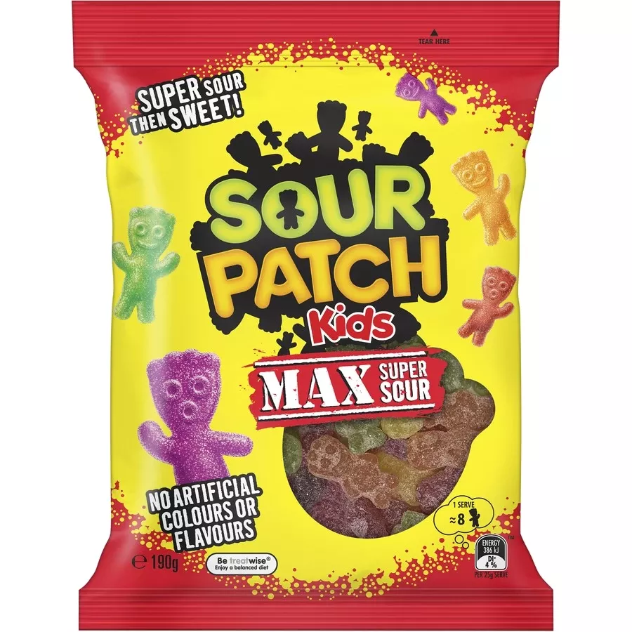 Sour Patch Kids Max Super Sour 190g