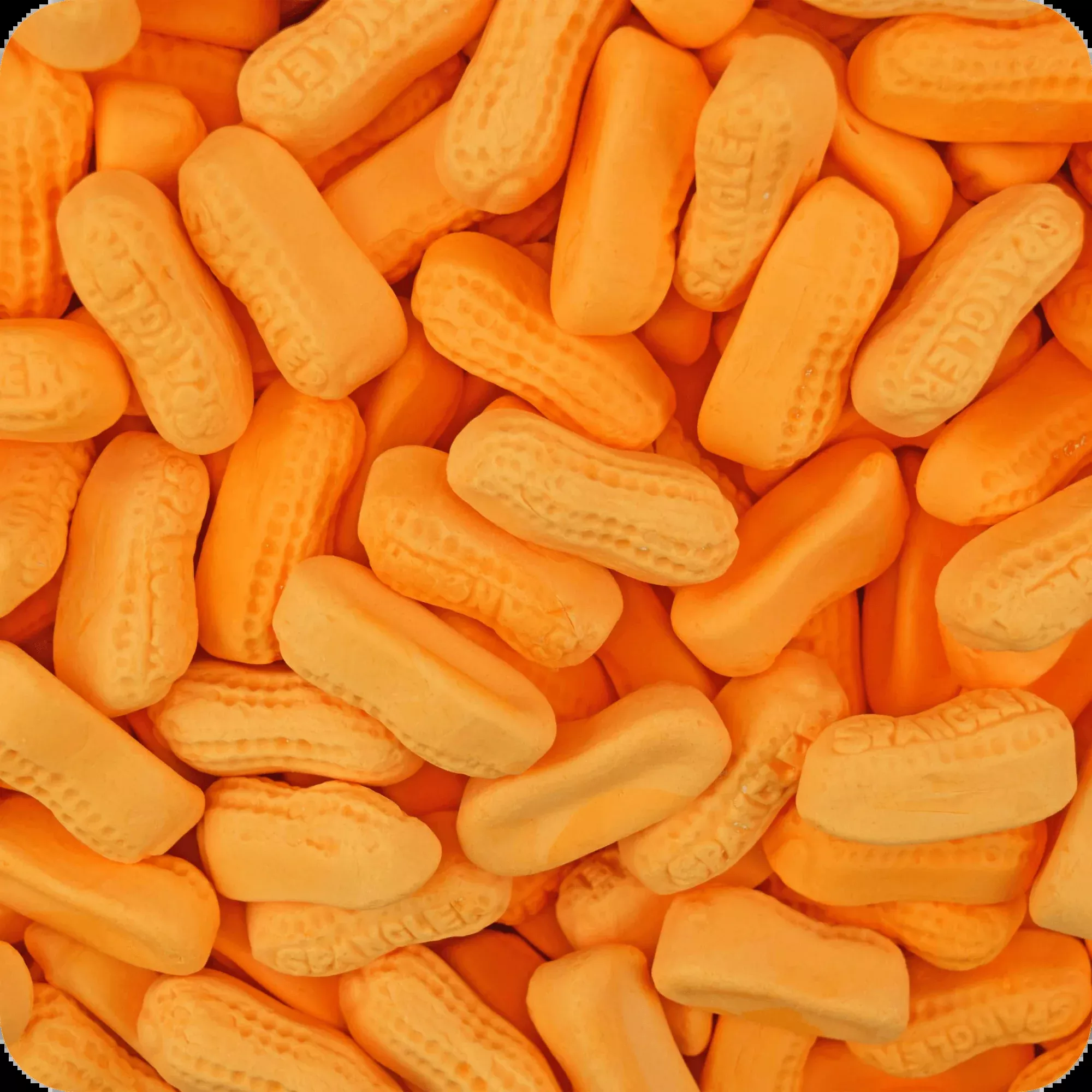 Spangler Marshmallow Circus Peanuts - 20 lb. Bulk Case