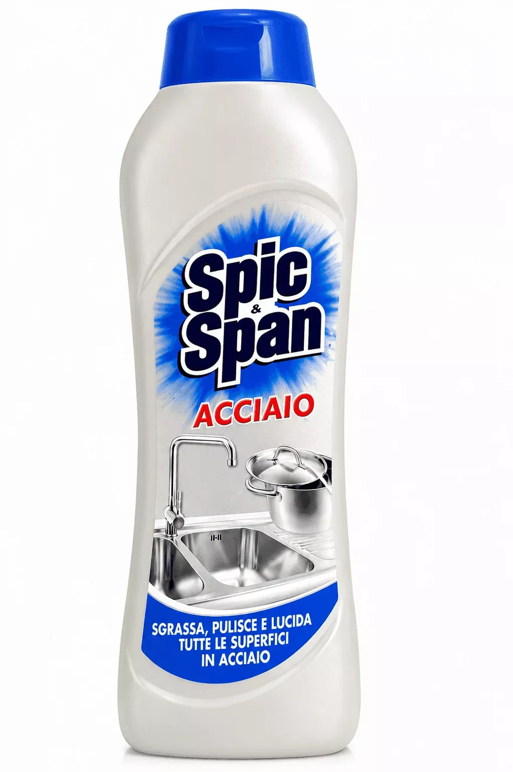 Spic And Span Detergent Acciaio, 500 ml