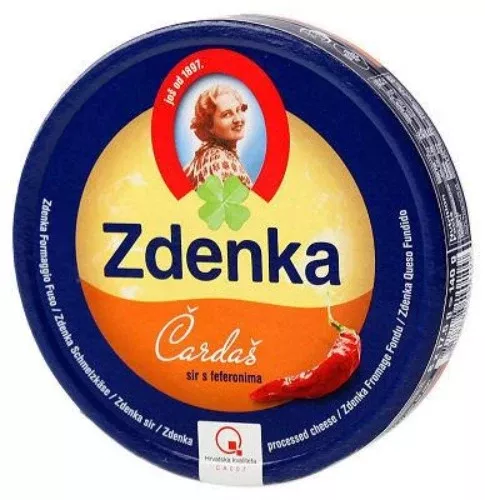 Spreadable Cheese Wedges - Hot Pepper (Zdenka) 140g