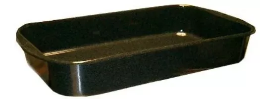 Square Enamel Pan no.32 cm, 2.5 in. deep