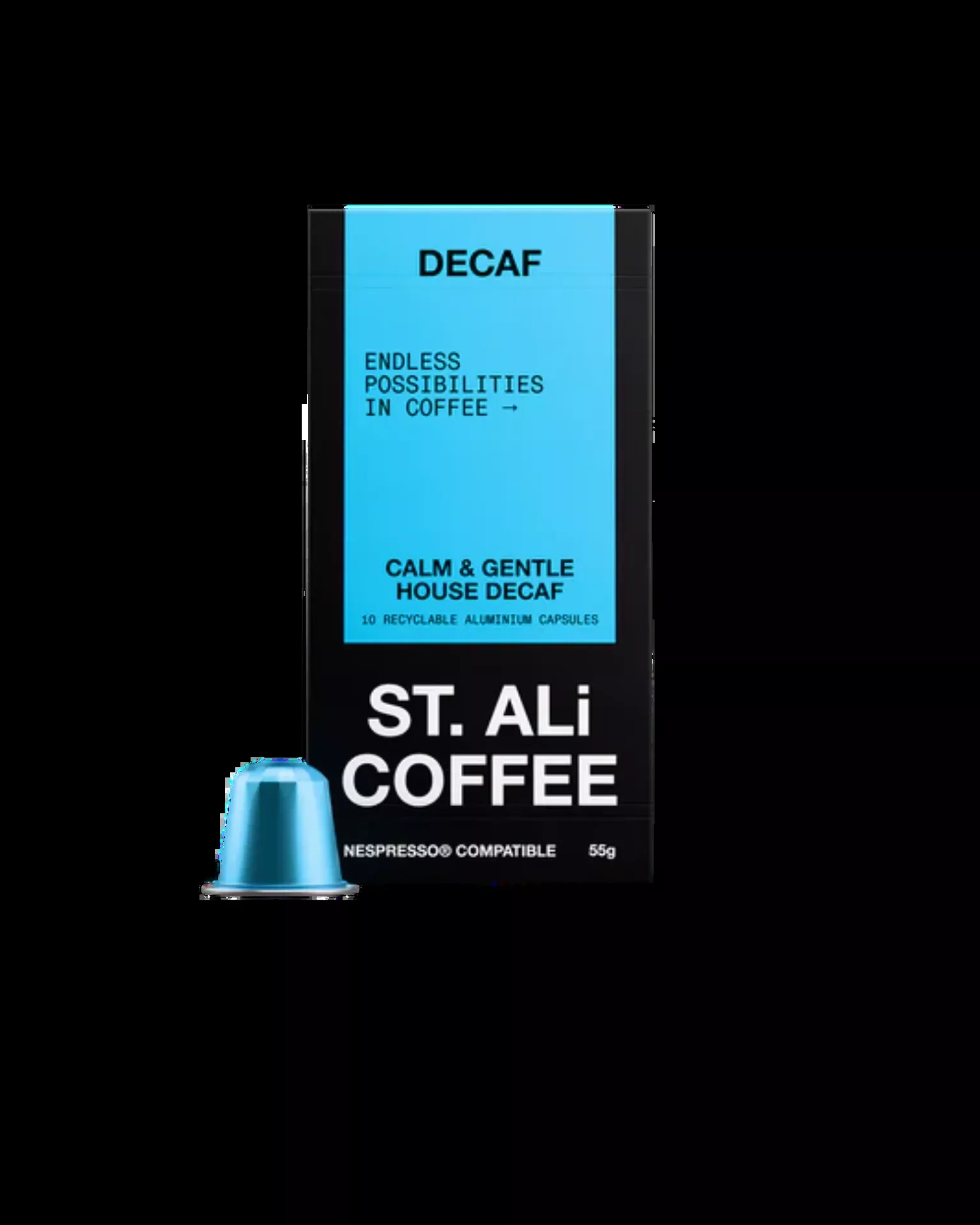 ST. ALi Swiss Water Decaf Coffee Capsules 10 Pack