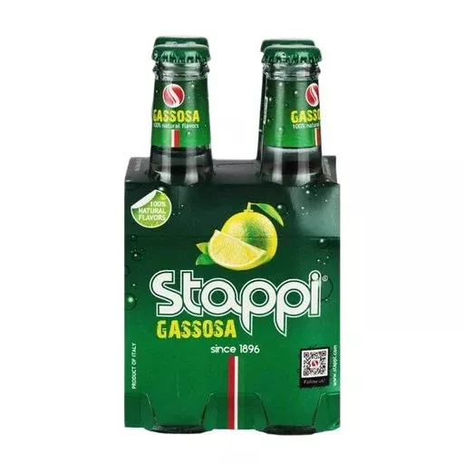 STAPPI Gassosa Soda - 4 count - 200ml (6.8fl. oz) each