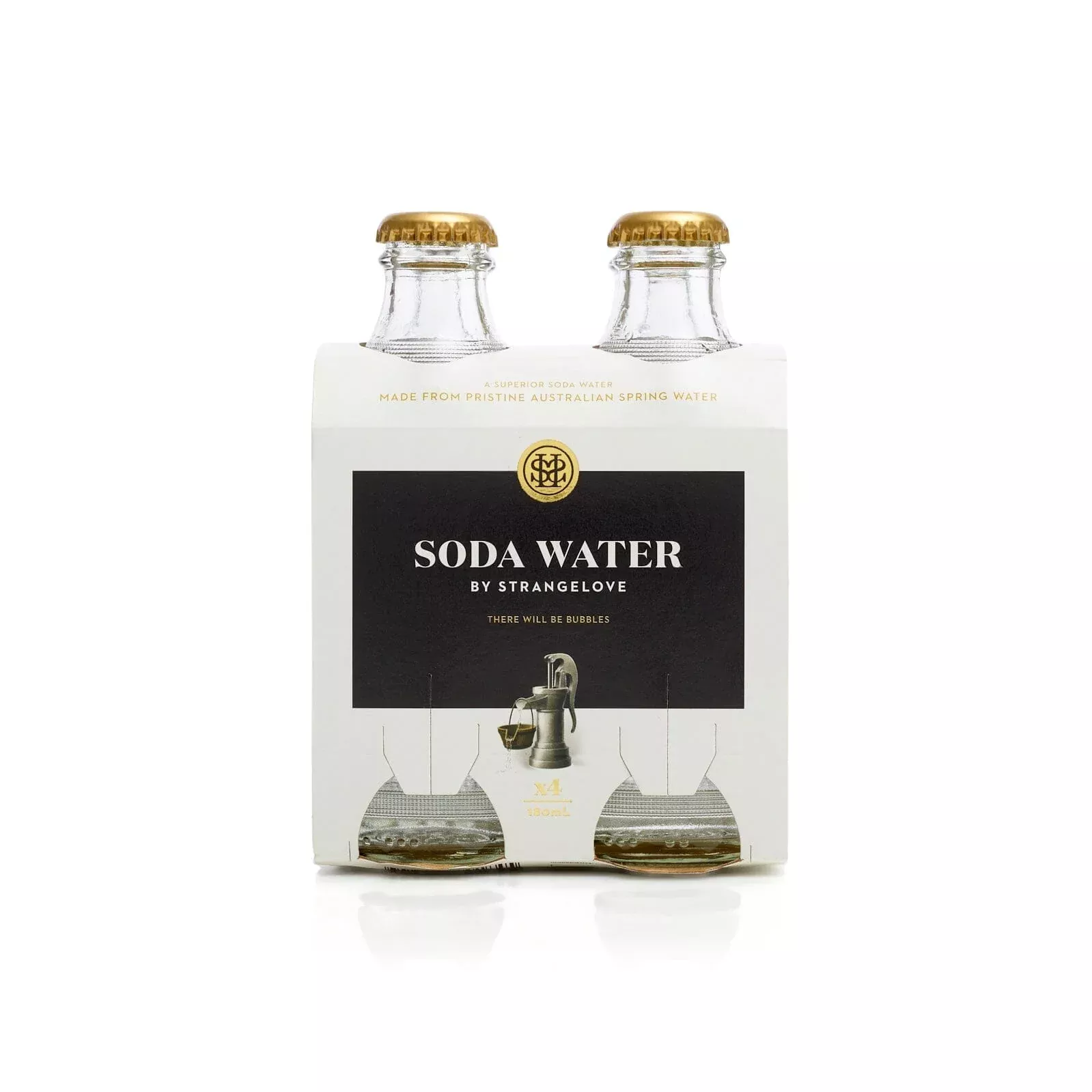 StrangeLove Soda Water 4 Pack | 180mL