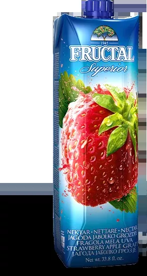 Strawberry, Apple, Grape Nectar (fructal) 1L