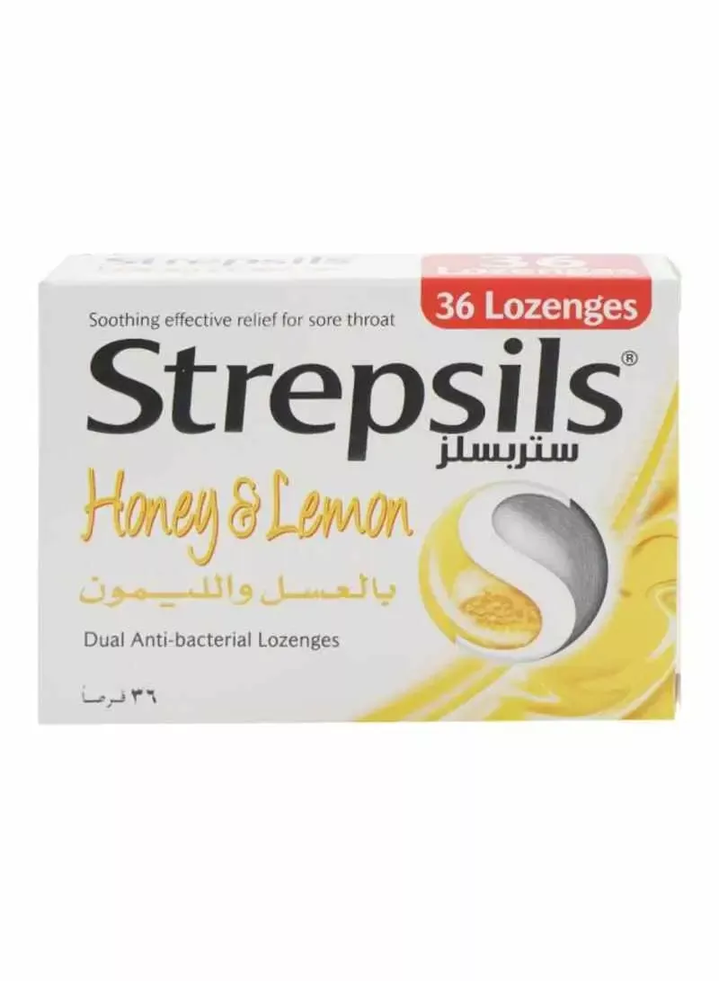 Strepsils Honey & Lemon 36 Lozenges