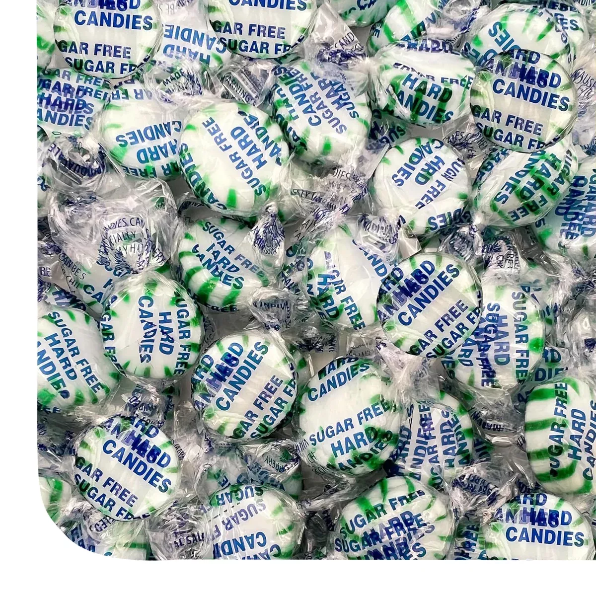 Sugar-Free Starlight Mints | 1 Pound Pack | Spearmint Hard Candy