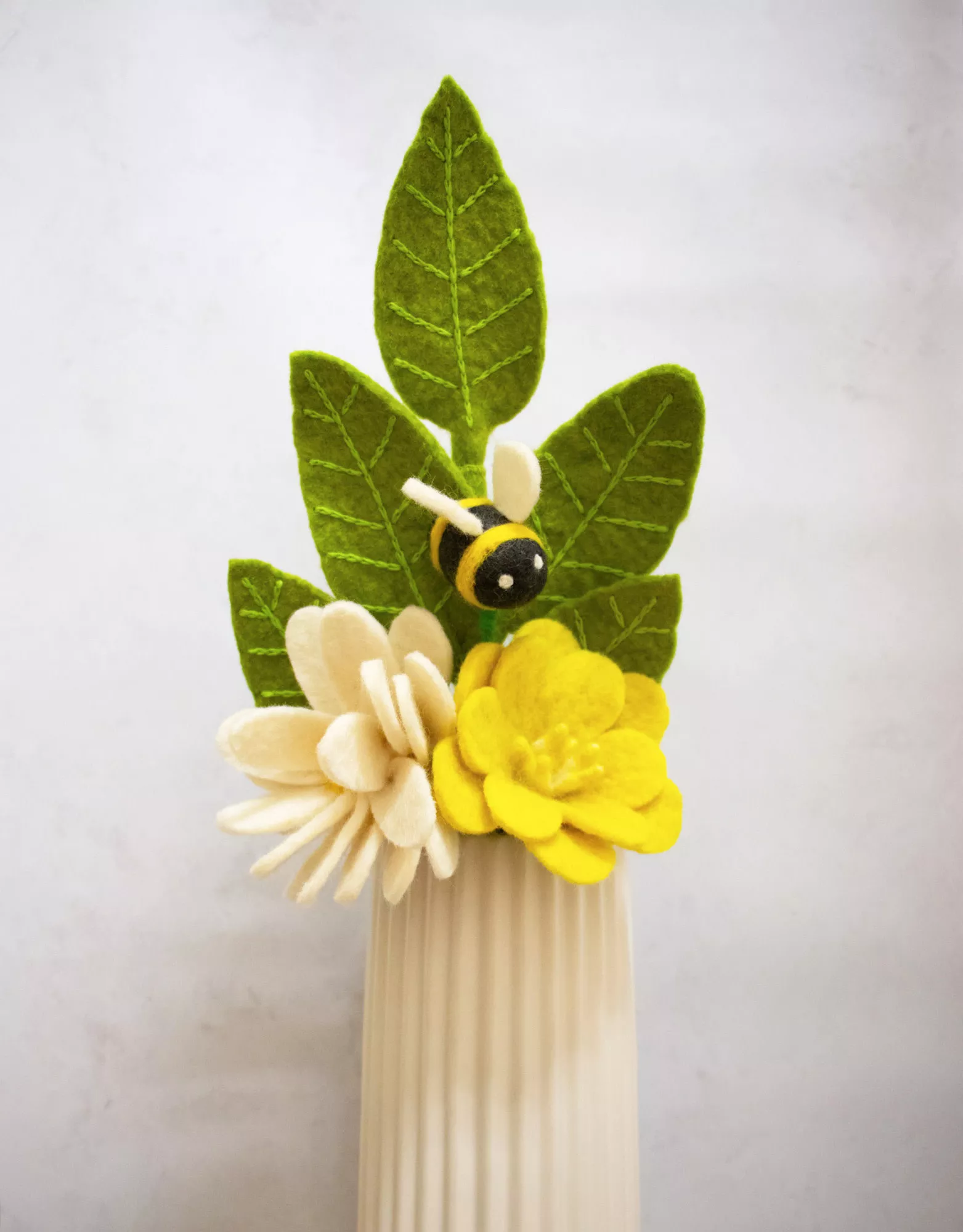 Sunny Day Felt Flower Bouquet
