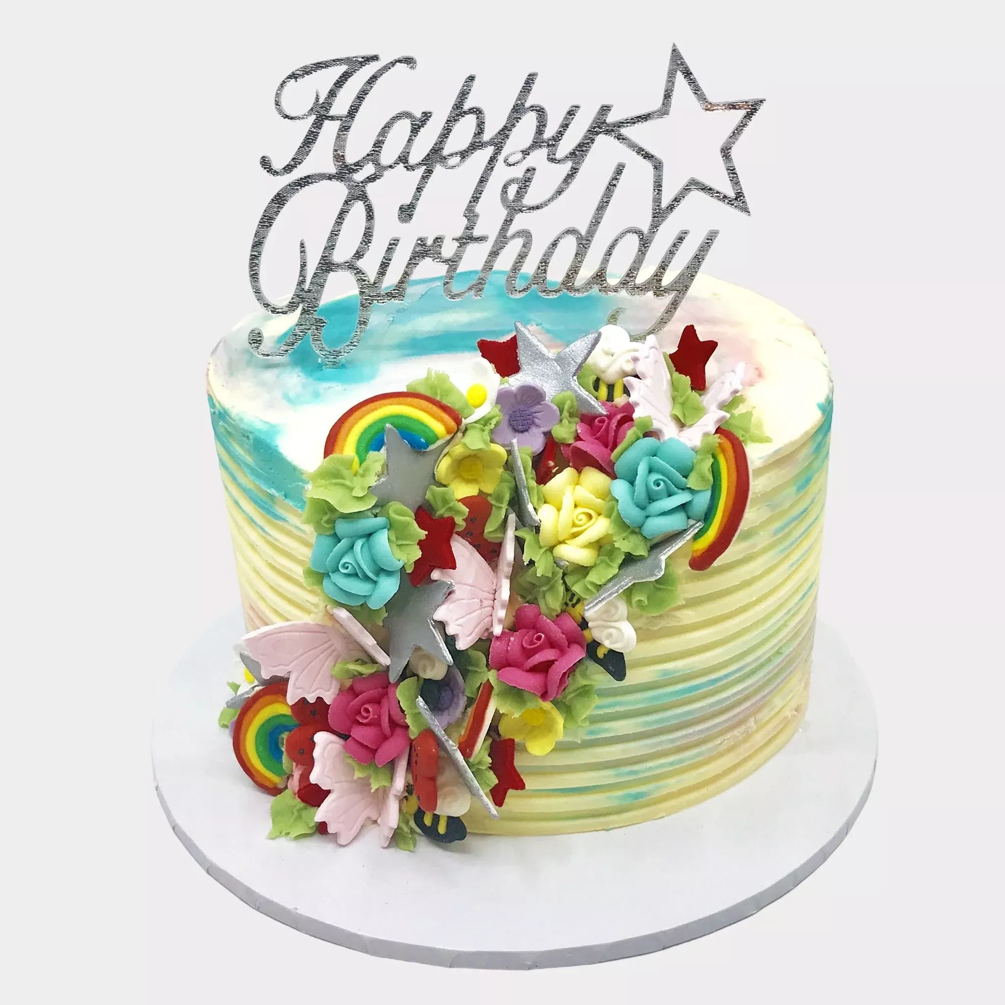 Sunshine and Rainbows Cake