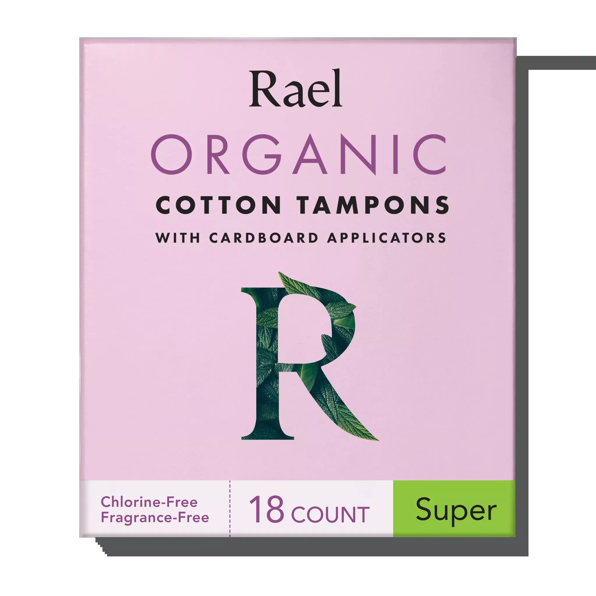 Super Cardboard Applicator Tampons Made With Organic Cotton