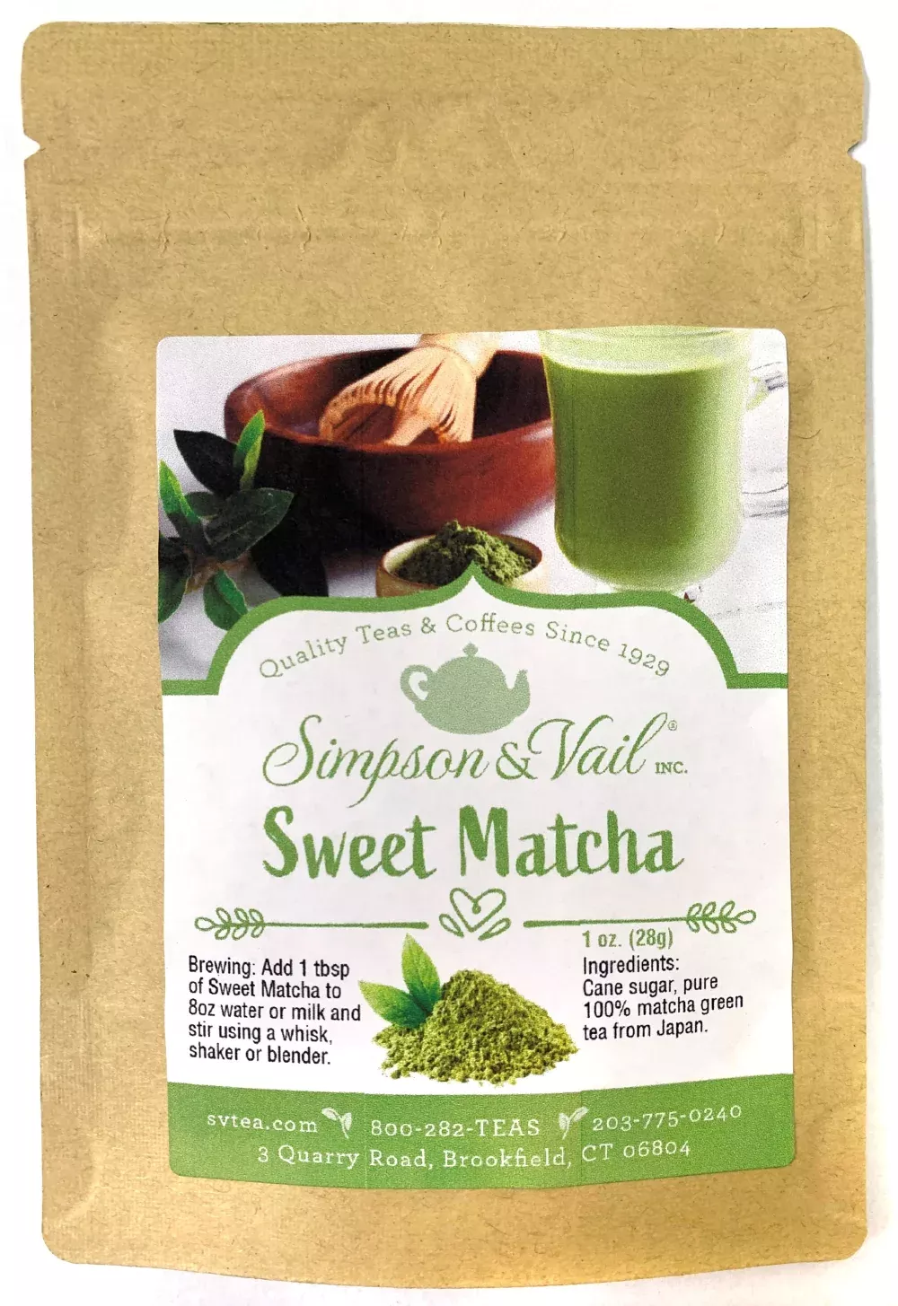 Sweet Matcha - Green Tea, 1oz or 4oz Packets: 4OZ