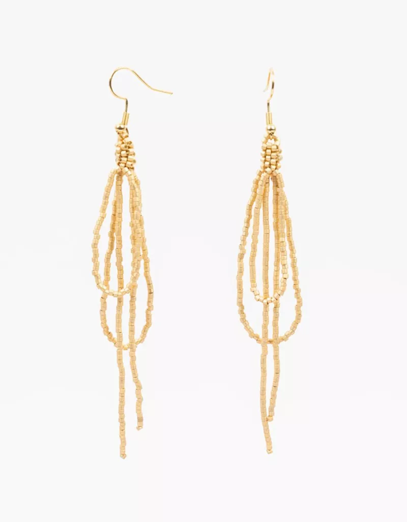 Swooping Oval Earrings