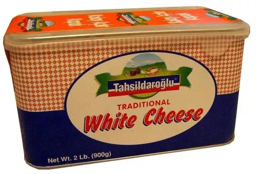 Tahsildaroglu White Traditional Cheese 900g tin, red
