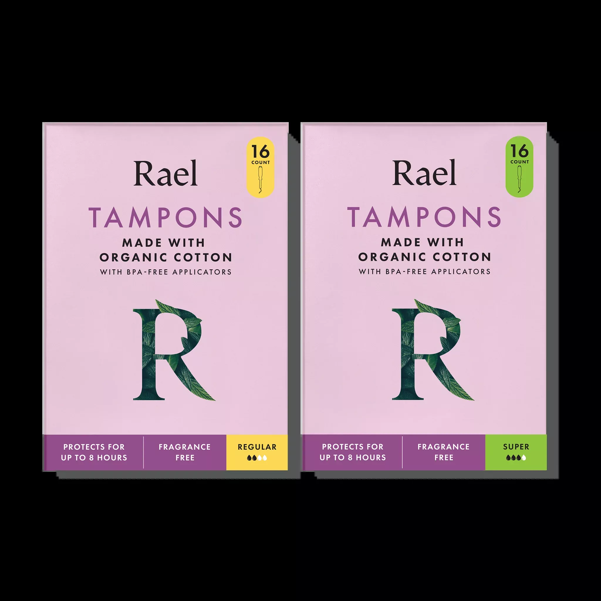 Tampon Variety Pack Made With Organic Cotton