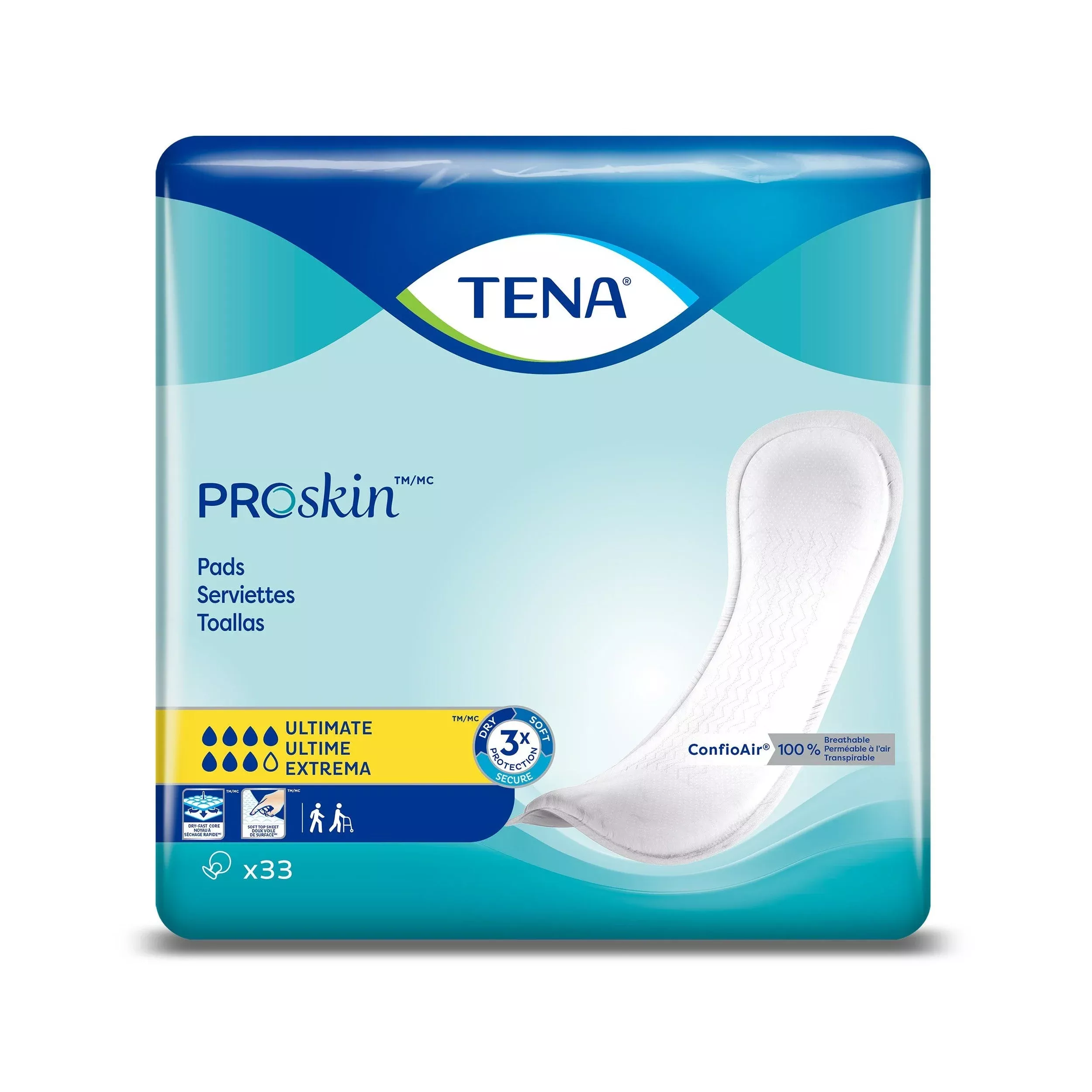 Tena Light Ultimate Bladder Control Pad, 16-Inch Length